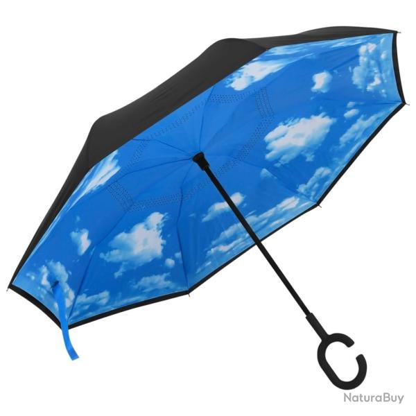 Parapluie � poign�e en C Noir 108 cm