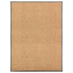 Paillasson lavable Cr&egrave;me 90x120 cm alsavelo