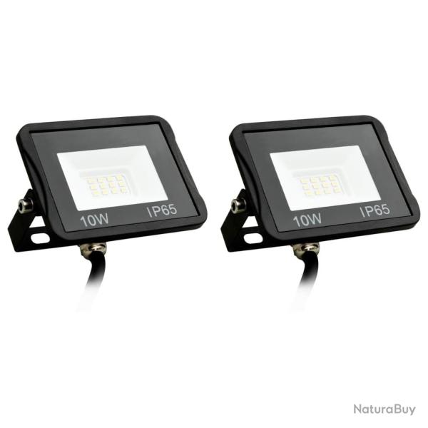 Projecteurs � LED 2 pcs 10 W Blanc froid