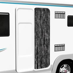 Moustiquaire Anthracite 56x185 cm Chenille alsavelo