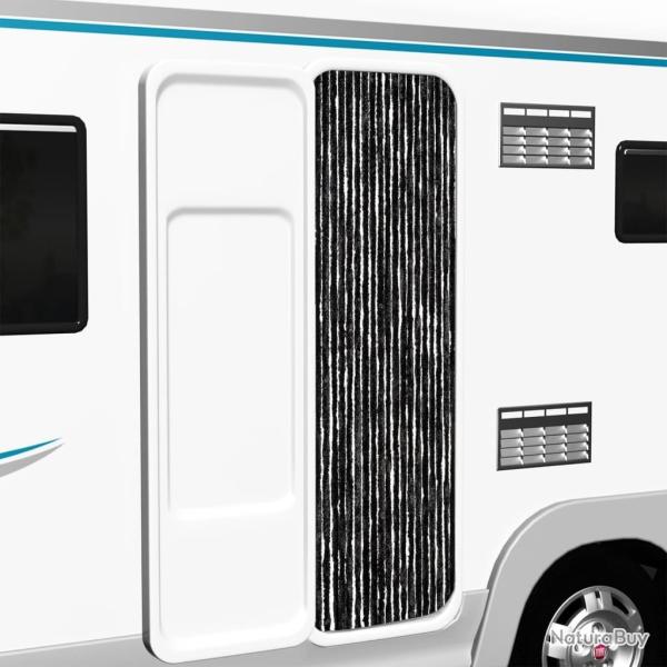 Moustiquaire Anthracite 56x185 cm Chenille