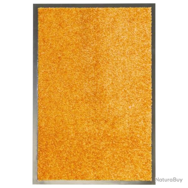 Paillasson lavable Orange 40x60 cm alsavelo
