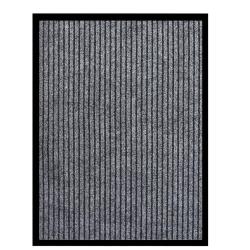 Paillasson ray&eacute; Gris 60x80 cm alsavelo