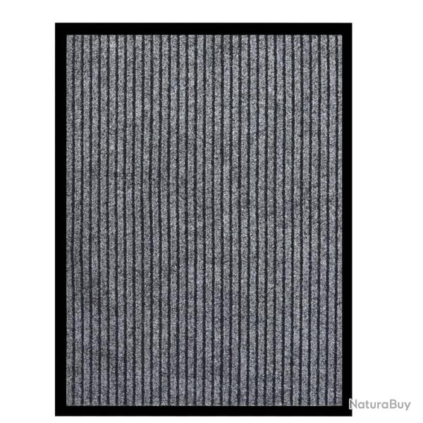 Paillasson ray� Gris 60x80 cm