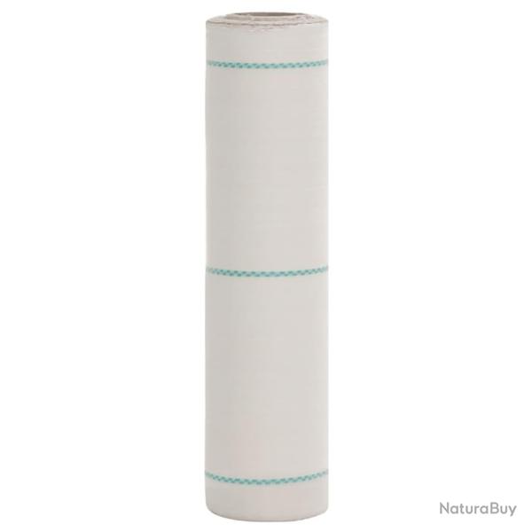 Membrane anti-mauvaises herbes blanc 0,5x50 m PP alsavelo