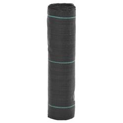 Membrane anti-mauvaises herbes noir 0,5x10 m PP alsavelo