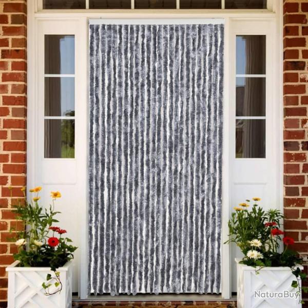 Rideau anti-mouches argent� 100x200 cm chenille alsavelo