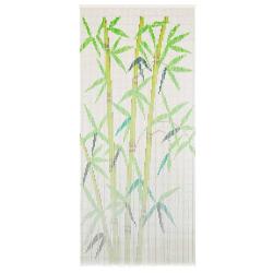 Rideau de porte contre insectes Bambou 90 x 200 cm alsavelo