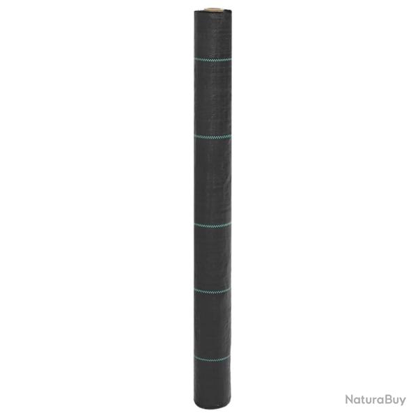 Membrane anti-mauvaises herbes noir 1x10 m PP