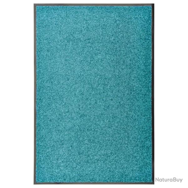 Paillasson lavable Cyan 60x90 cm alsavelo