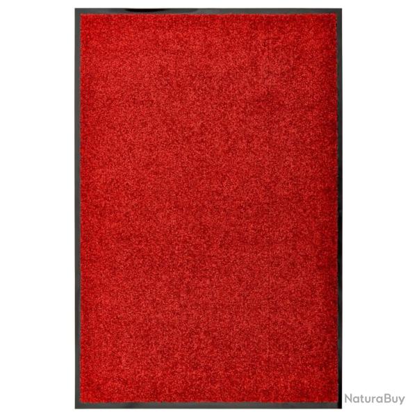 Paillasson lavable Rouge 60x90 cm alsavelo
