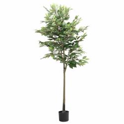 Ficus artificiel 756 feuilles 170 cm vert alsavelo
