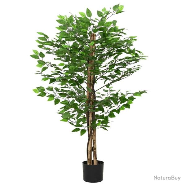 Plante artificielle ficus 788 feuilles 120 cm vert