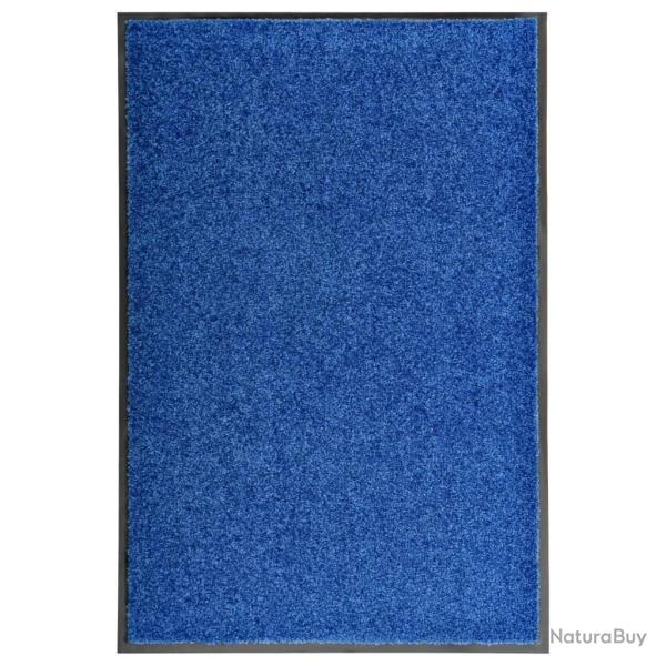 Paillasson lavable Bleu 60x90 cm alsavelo