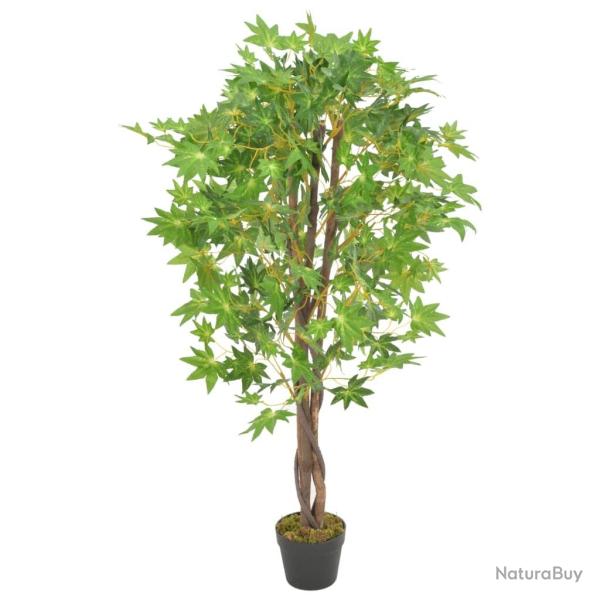 Plante artificielle d'�rable avec pot Vert 120 cm