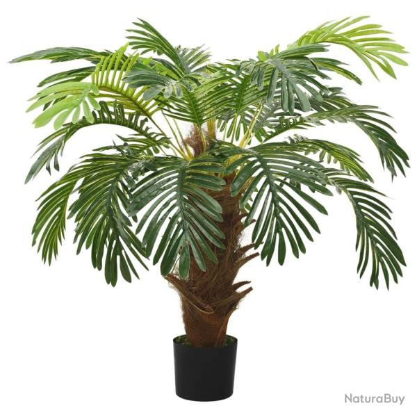 Palmier Cycas artificiel avec pot 90 cm Vert