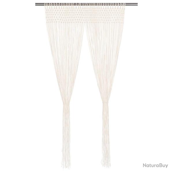 Rideau en macram� 140x240 cm Coton