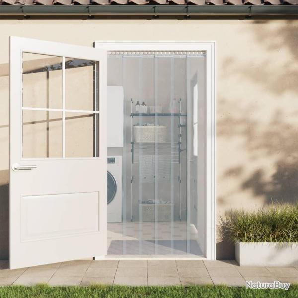 Rideau de porte transparent 200 mmx1,6 mm 10 m PVC