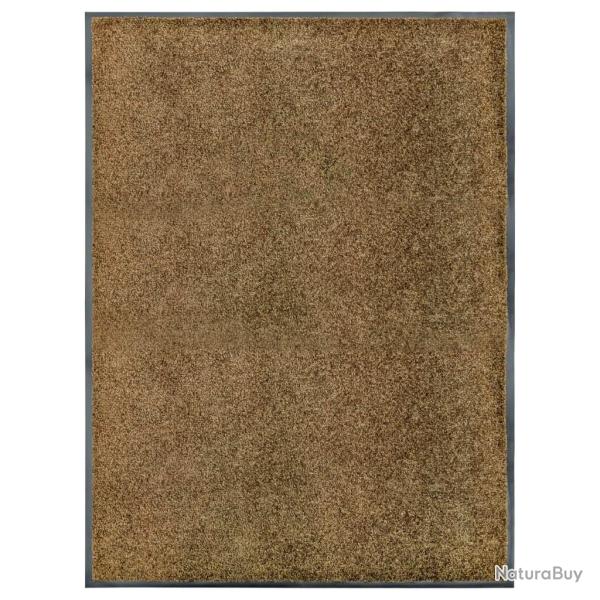 Paillasson lavable Marron 90x120 cm