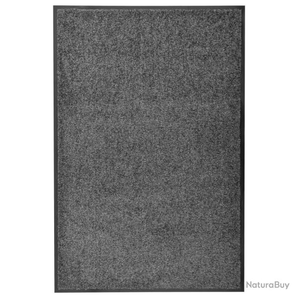 Paillasson lavable Anthracite 60x90 cm