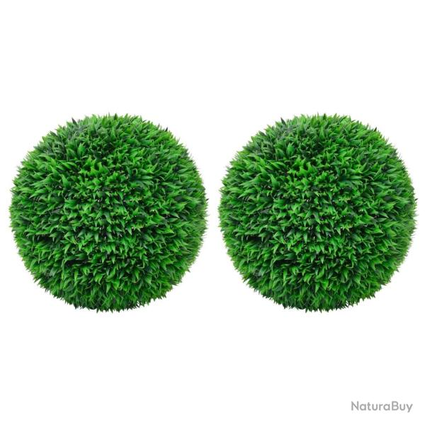 Boules de buis artificielles 2 pcs 55 cm