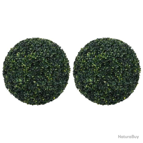 Boules de buis artificielles 2 pcs 52 cm