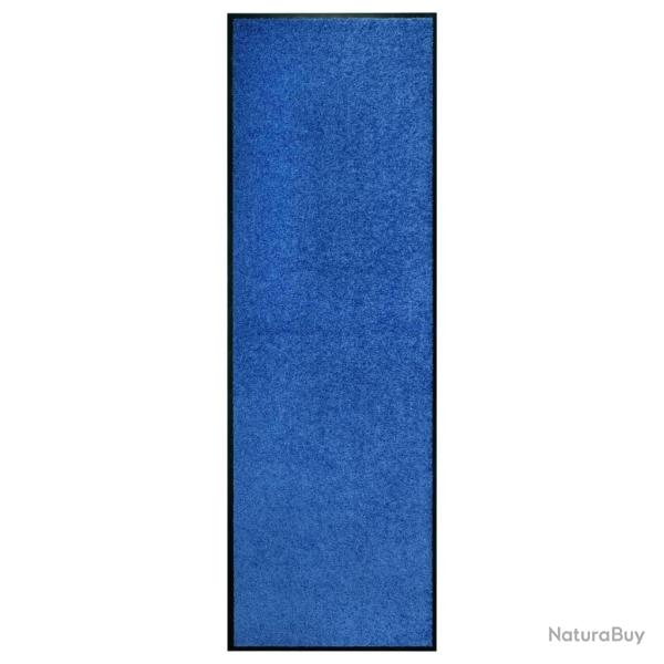 Paillasson lavable Bleu 60x180 cm