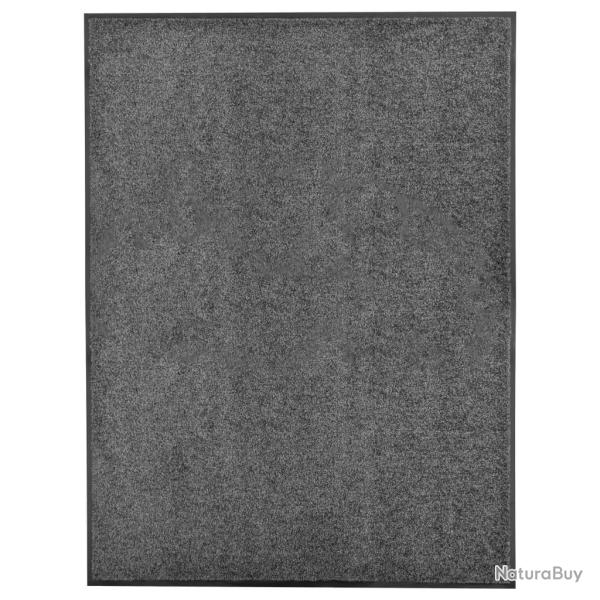 Paillasson lavable Anthracite 90x120 cm