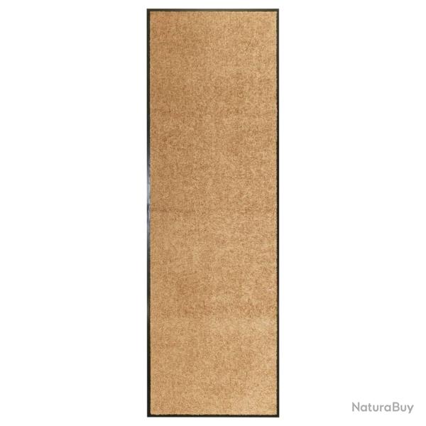 Paillasson lavable Cr�me 60x180 cm