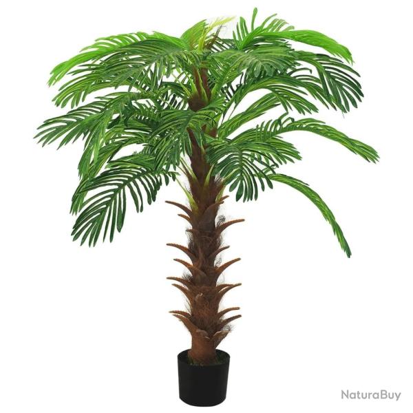 Palmier Cycas artificiel avec pot 140 cm Vert alsavelo