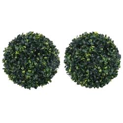 Boules de buis artificielles 2 pcs 45 cm alsavelo