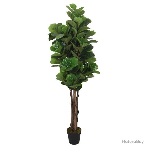 Ficus lyrata artificiel 134 feuilles 120 cm vert