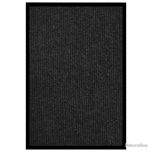 Paillasson ray� Anthracite 80x120 cm