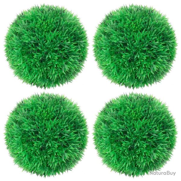 Boules de buis artificielles 4 pcs 12 cm