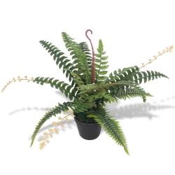 Plante artificielle avec pot Foug&egrave;re 50 cm Vert