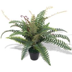 Plante artificielle avec pot Foug&egrave;re 60 cm Vert