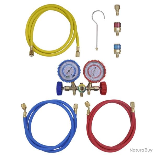 manom�tre � 2 voies pour climatiseur