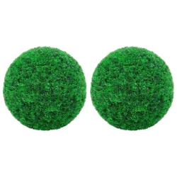 Boules de buis artificielles 2 pcs 35 cm alsavelo