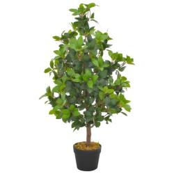 Plante artificielle avec pot Laurier Vert 90 cm alsavelo