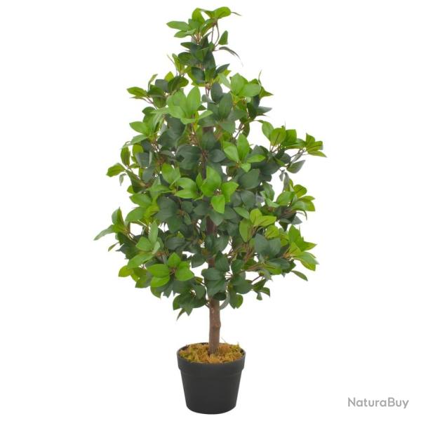 Plante artificielle avec pot Laurier Vert 90 cm