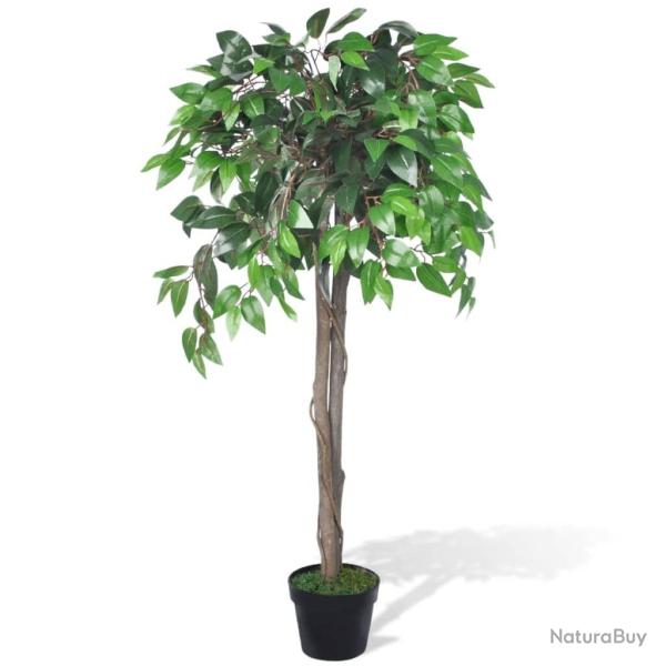 Palmier Artificiel Plastique avec Pot 110 cm