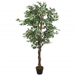 Ficus artificiel 378 feuilles 80 cm vert alsavelo