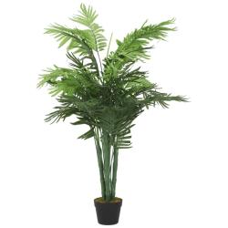 Palmier artificiel 18 feuilles 80 cm vert alsavelo