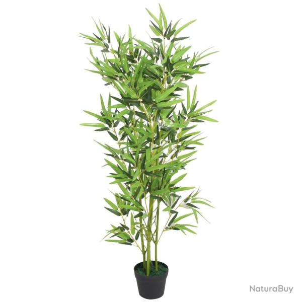 Plante artificielle avec pot Bambou 120 cm Vert
