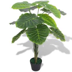Plante artificielle avec pot Taro 85 cm Vert alsavelo