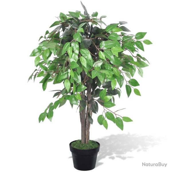 Palmier Artificiel Plastique avec Pot 90 cm