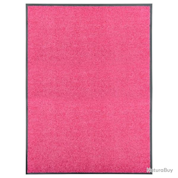 Paillasson lavable Rose 90x120 cm alsavelo