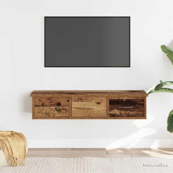 Armoire murale vieux bois 88x26x18,5 cm bois d'ing�nierie