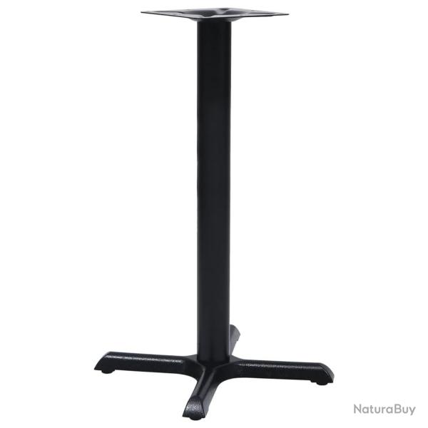 Pied de table de bistro noir 56x56x72 cm fonte
