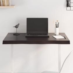 Dessus de table bois massif trait&eacute; bordure assortie alsavelo